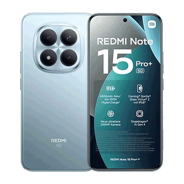 گوشی موبایل شیائومی مدل Redmi Note 15 Pro Plus 5G دو سیم کارت ظرفیت 512 گیگابایت و رم 12 گیگابایت - گلوبال