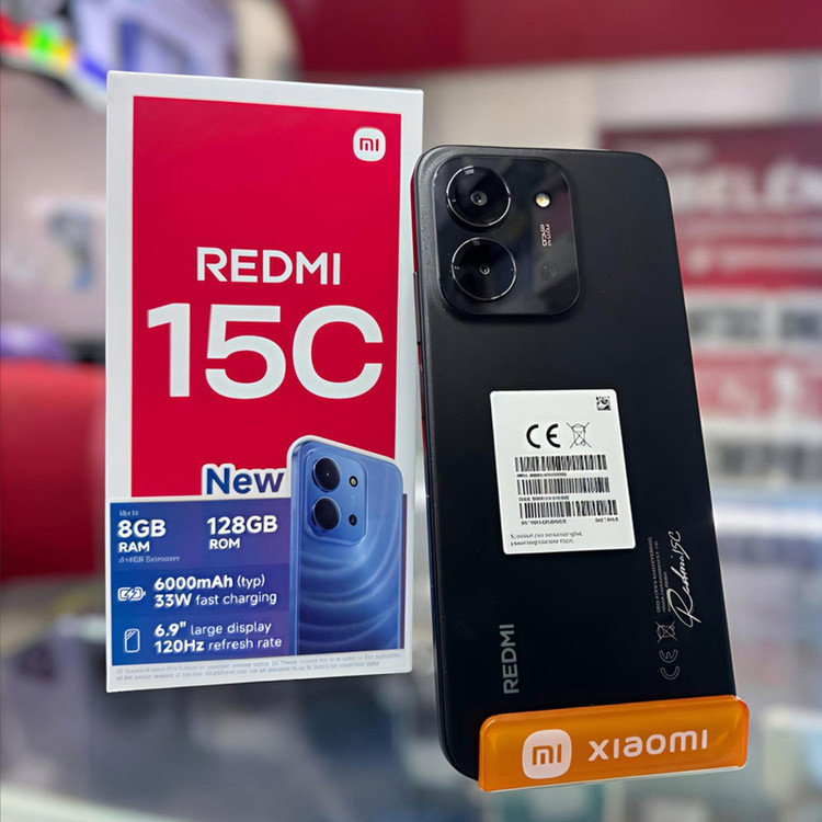 گوشی موبایل شیائومی مدل Redmi 15C 4G دو سیم کارت ظرفیت 128 گیگابایت و رم 4 گیگابایت - گلوبال