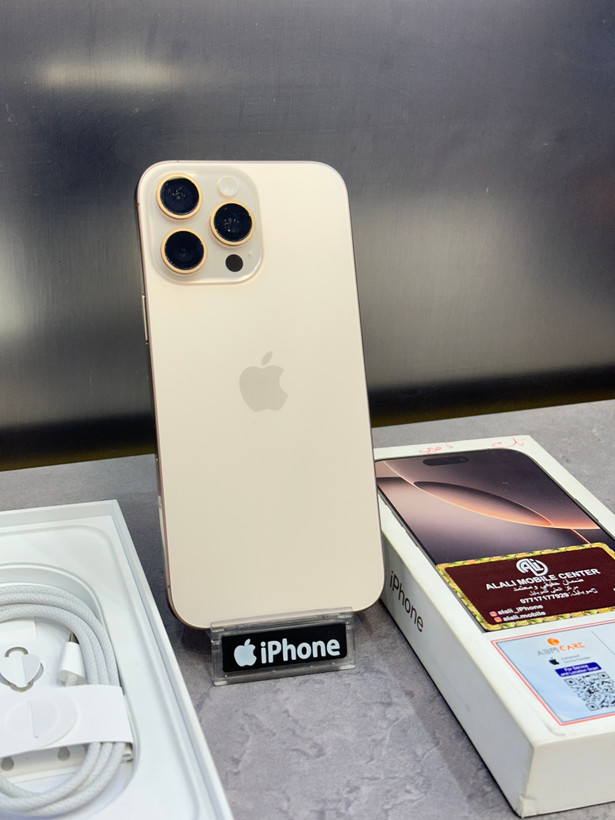 گوشی کارکرده اپل iPhone 16 Pro Max ظرفیت 256 گیگابایت ZAA در حد آکبند بدون رجیستری