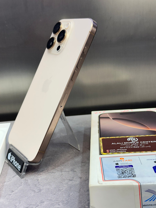 گوشی کارکرده اپل iPhone 16 Pro Max ظرفیت 256 گیگابایت ZAA در حد آکبند بدون رجیستری