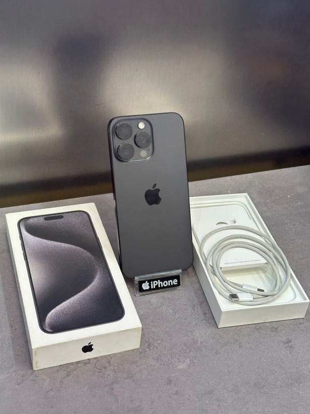 گوشی موبایل اپل iPhone 15 Pro Max ZAA ظرفیت 256 گیگابایت – کارکرده – بدون ریجستر - سلامت باتری 88٪
